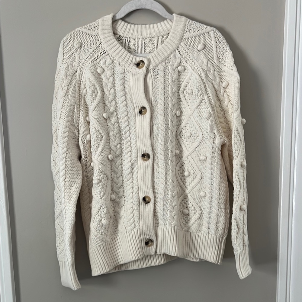 Wilfred Cream Sprinkles Cardigan Small